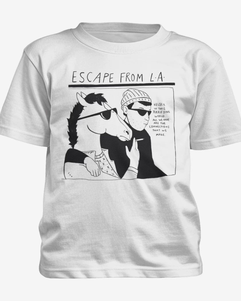 Polera de niño Blanco de escape from la