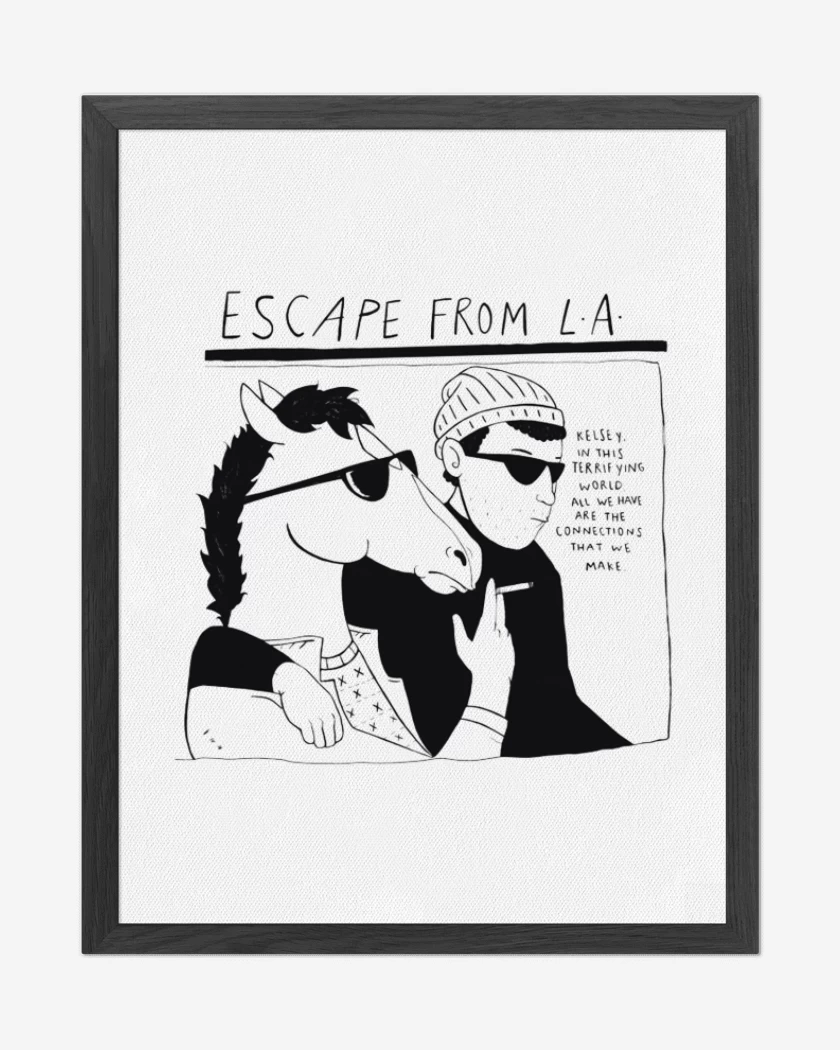 Cuadro decorativo Blanco de escape from la