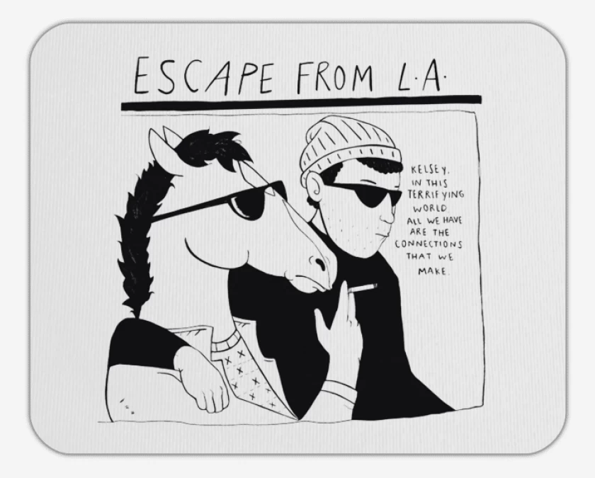 Mousepad escape from la