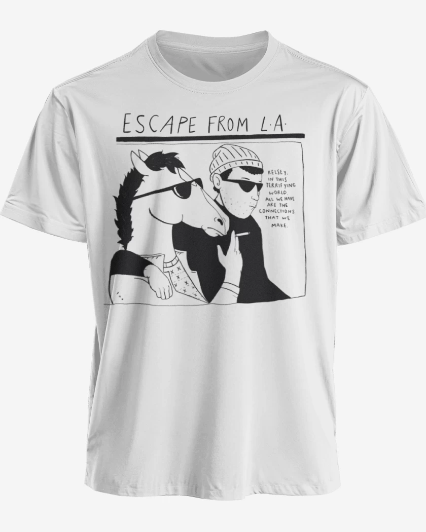 Polera premium Blanco de escape from la
