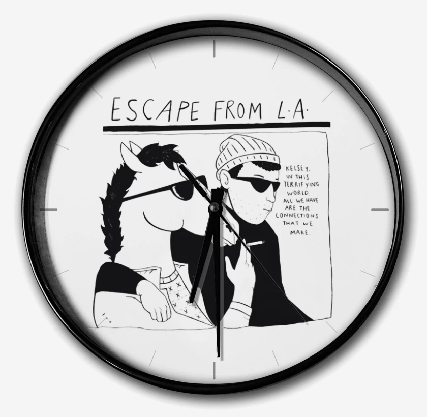 Reloj Blanco de escape from la