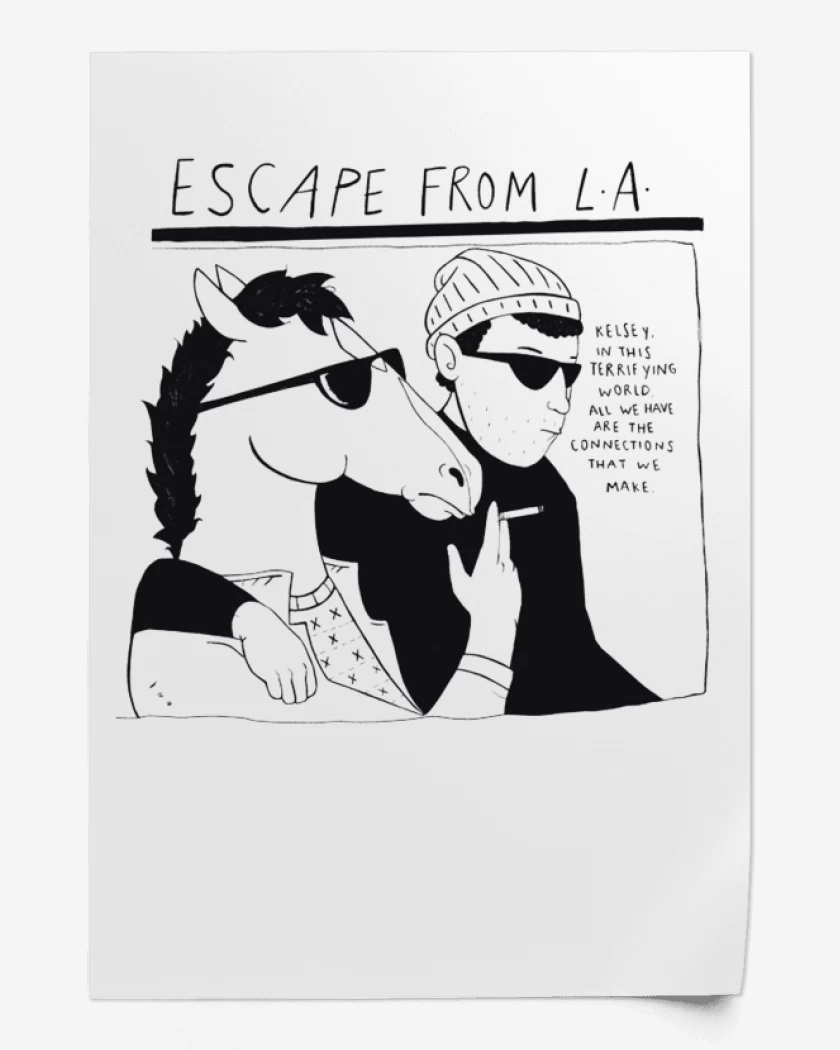 Print escape from la