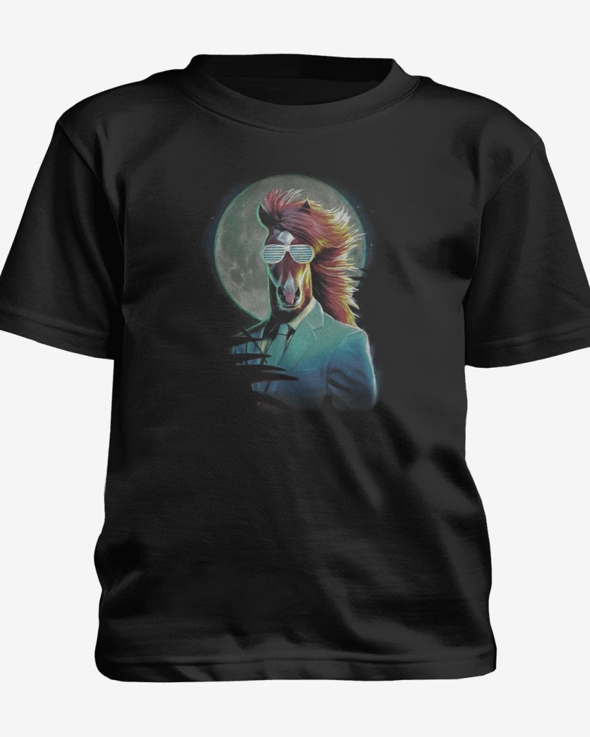 Polera de niño Negro de BOJACK NIGHT