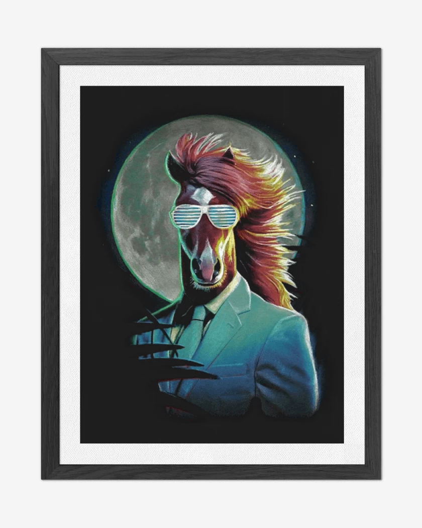 Cuadro decorativo Negro de BOJACK NIGHT