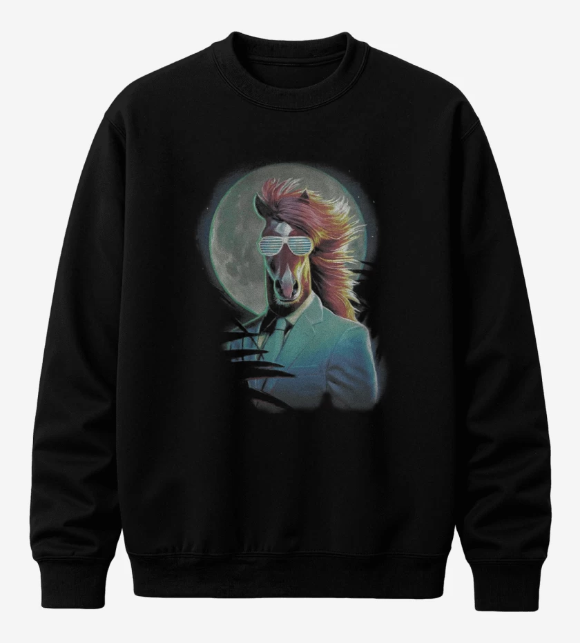 Poleron polo Negro de BOJACK NIGHT