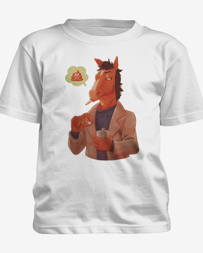Polera de niño Blanco de BOJACK