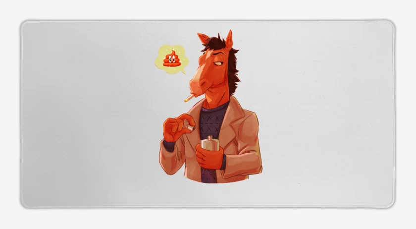 Mouse pad Gamer Blanco de BOJACK