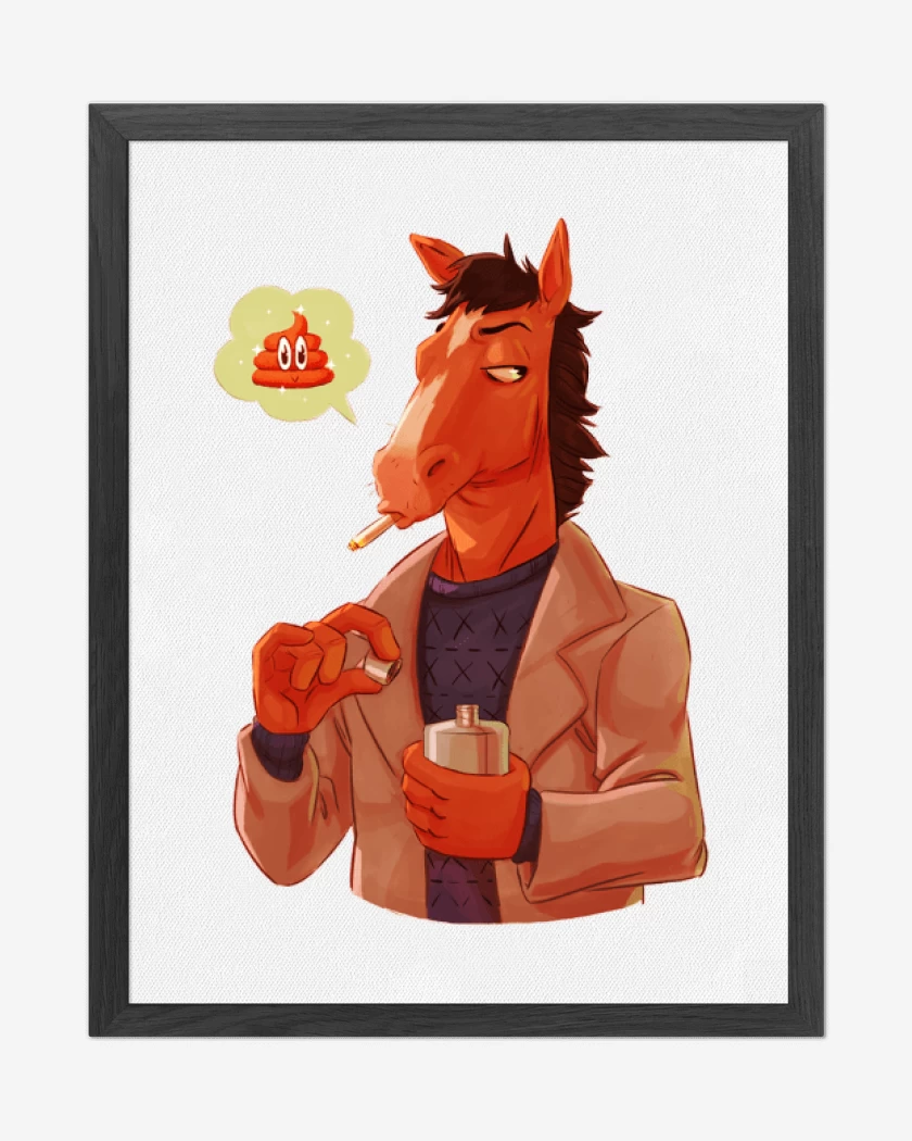 Cuadro decorativo Blanco de BOJACK