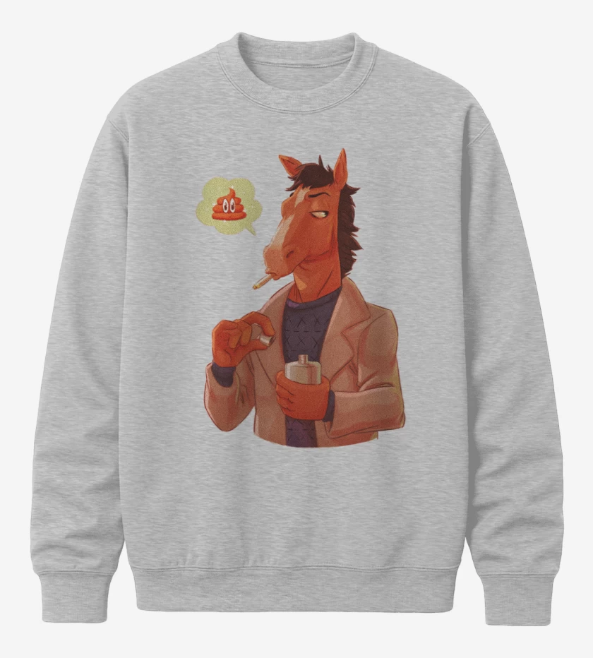Poleron polo Gris Melange de BOJACK