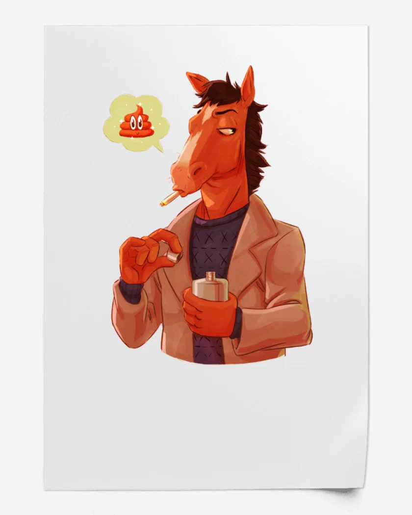 Print Blanco de BOJACK
