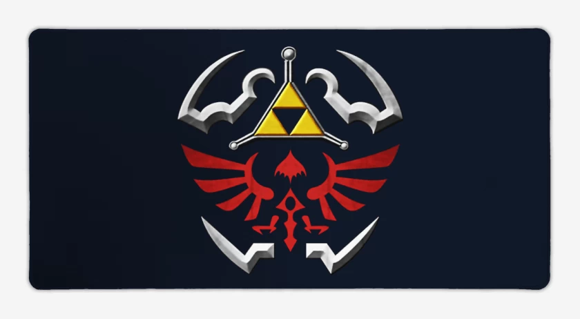 Mouse pad Gamer hylian shield 2
