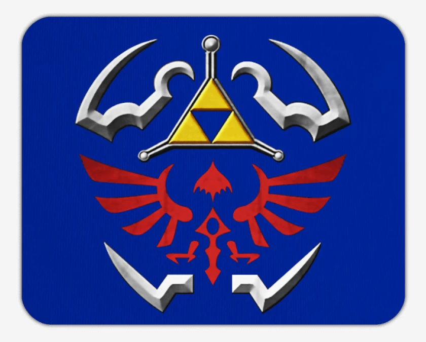 Mousepad hylian shield 2