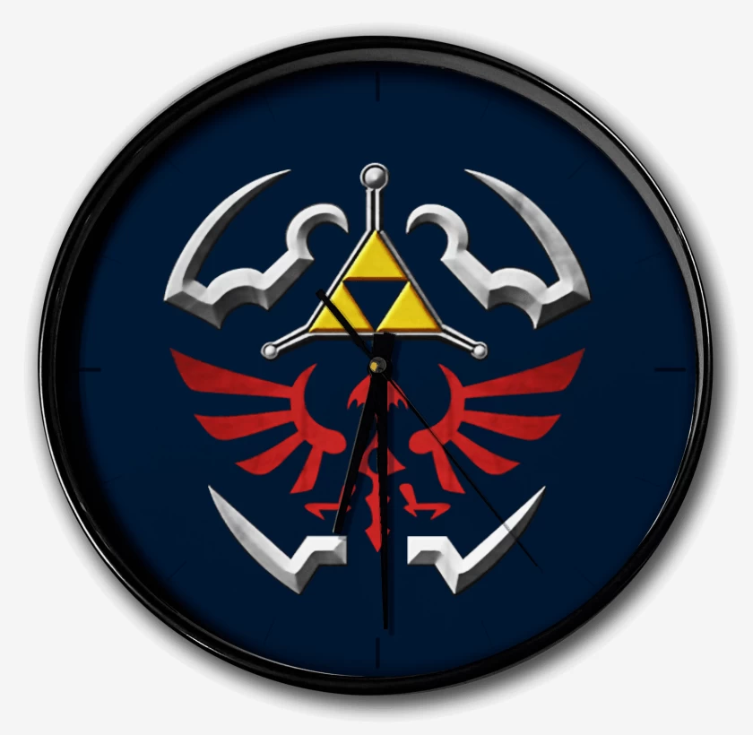 Reloj Azul Marino de hylian shield 2