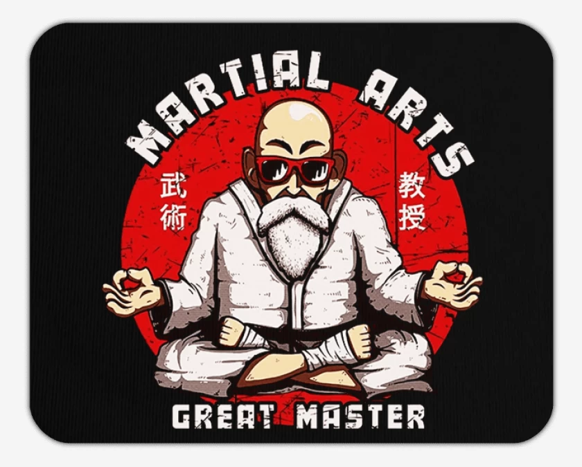 Mousepad Roshi martial arts
