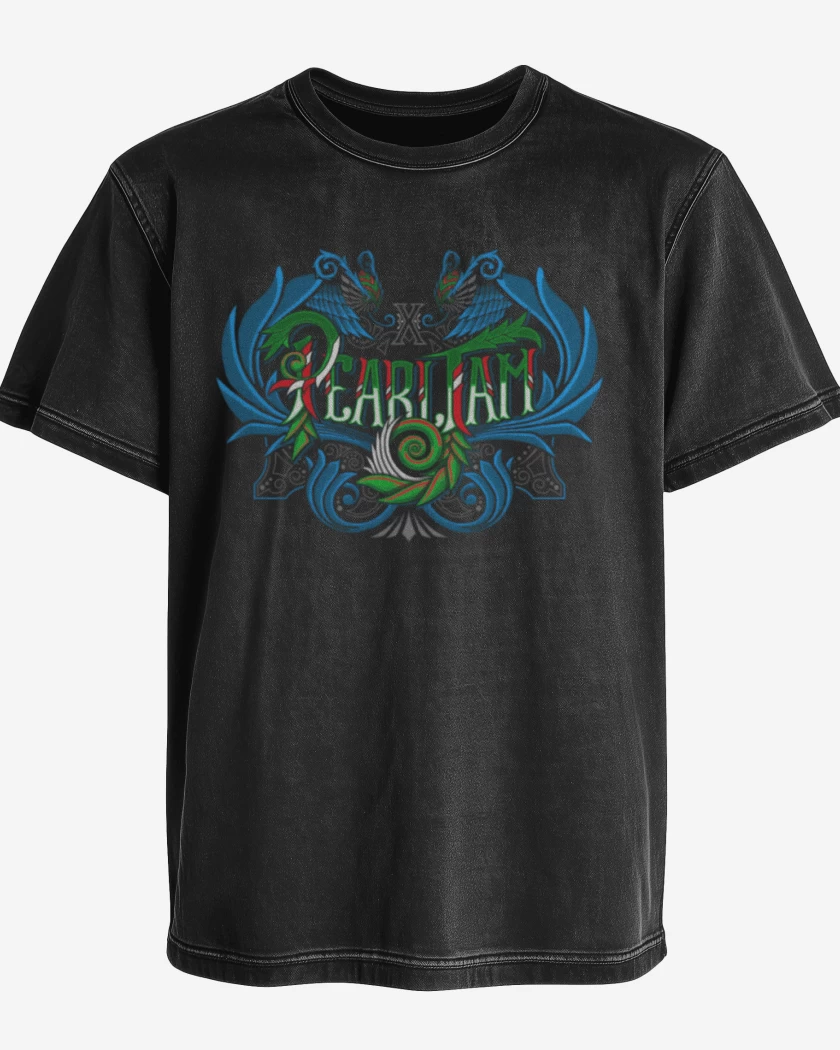 Polera desgastada Pearl Jam lineas