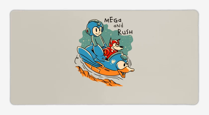 Mouse pad Gamer mega and rush 