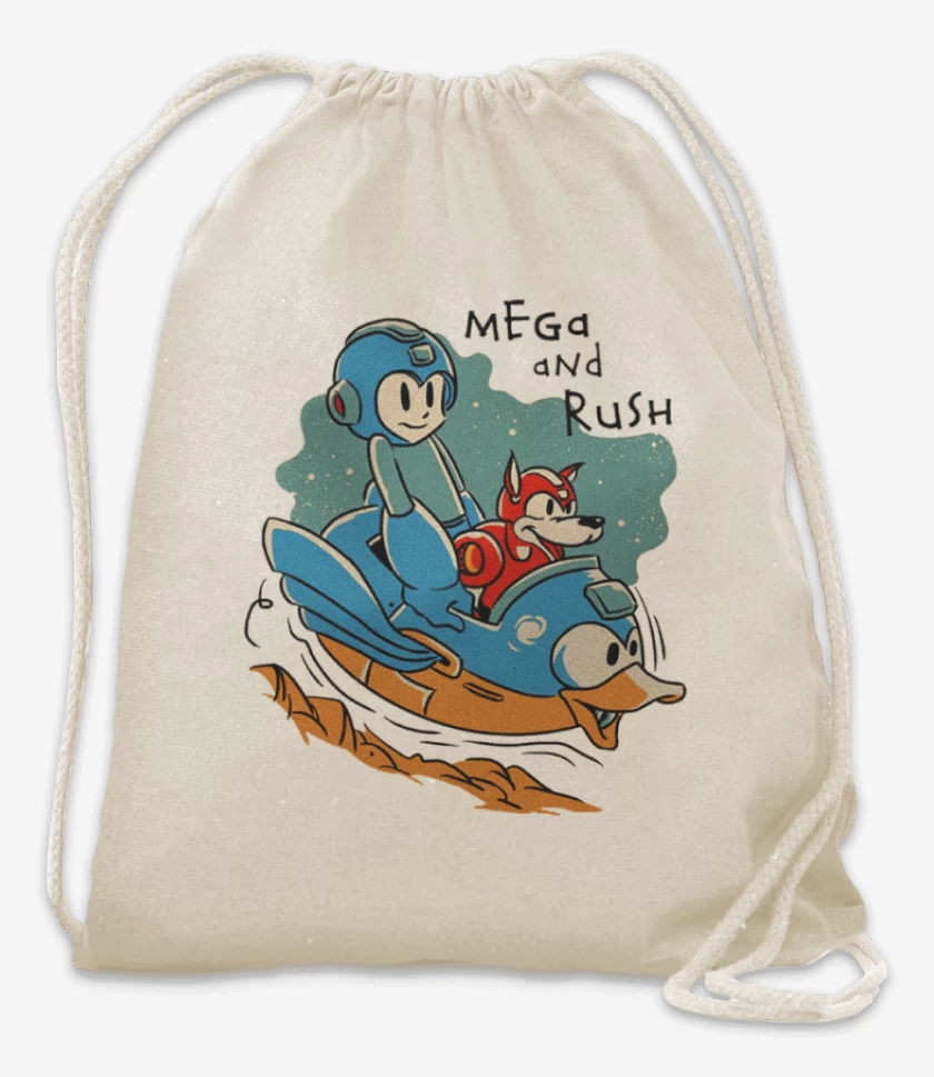 Mochila Blanco de mega and rush 