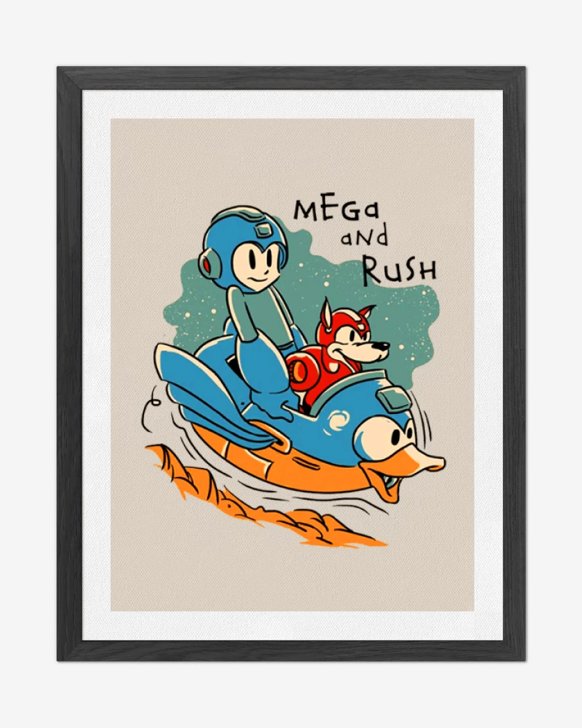 Cuadro decorativo mega and rush 