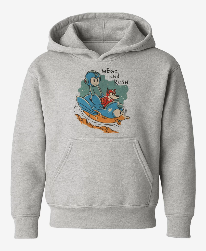 Poleron de niño Gris Melange de mega and rush 