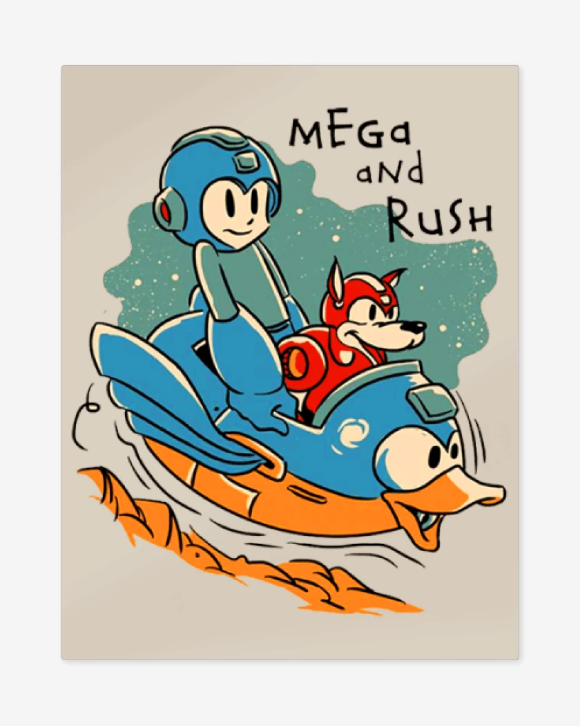 Print metalico mega and rush 