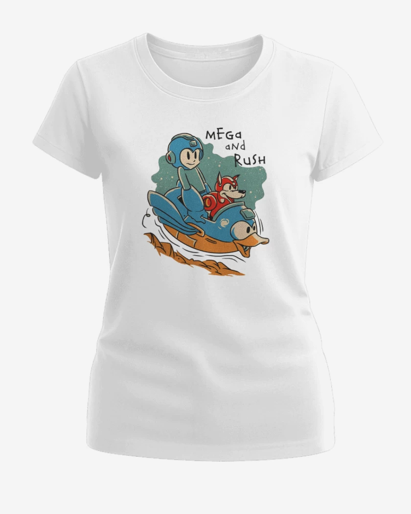 Polera de Mujer Blanco de mega and rush 