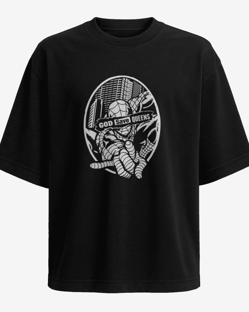 Polera Oversize Araña god save