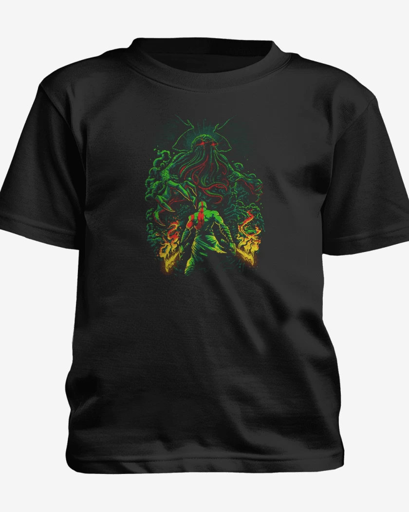 Polera de niño Negro de kratos