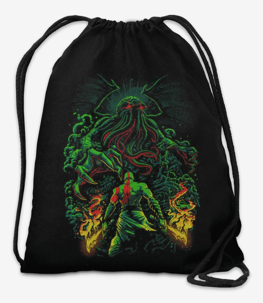 Mochila Negro de kratos