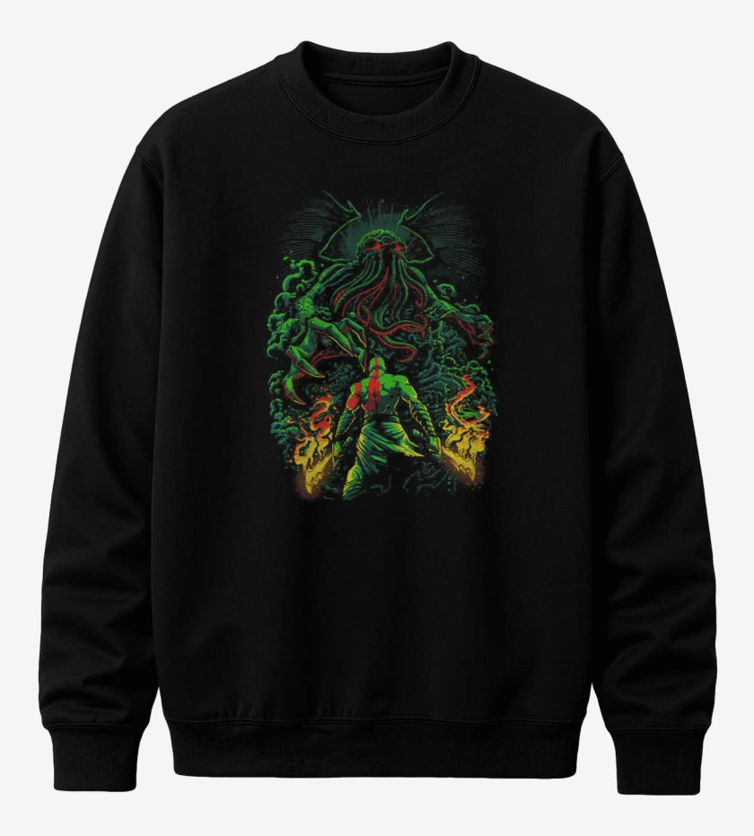 Poleron polo Negro de kratos