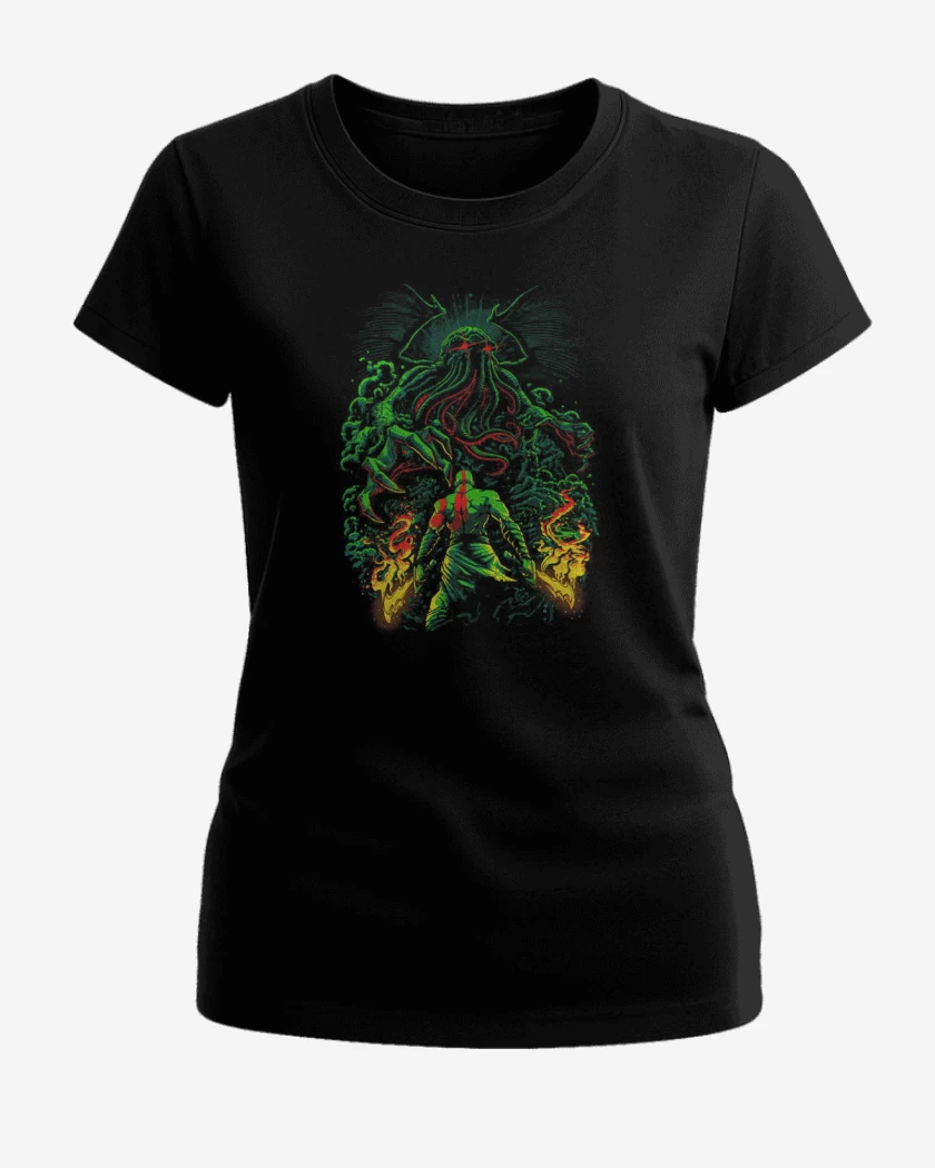 Polera de Mujer Negro de kratos