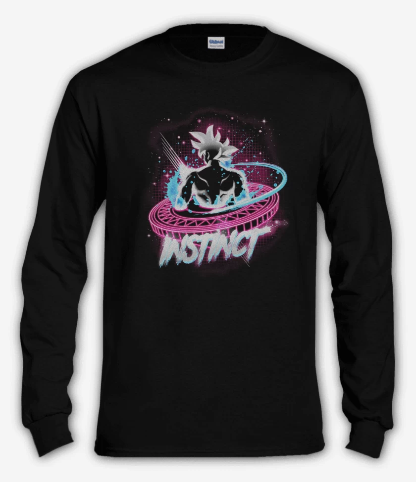 Polera manga larga Negro de instinct