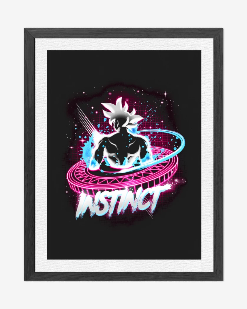 Cuadro decorativo Negro de instinct