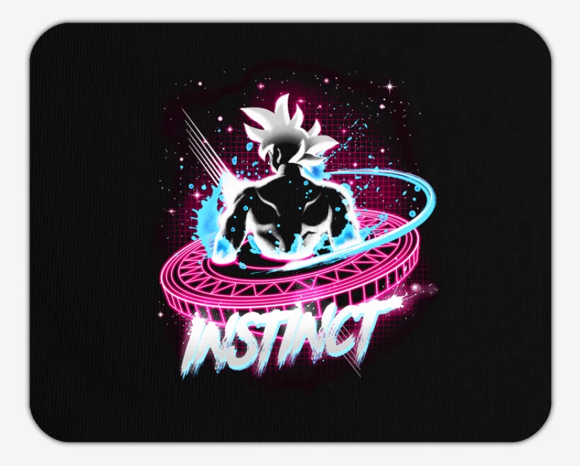 Mousepad Negro de instinct