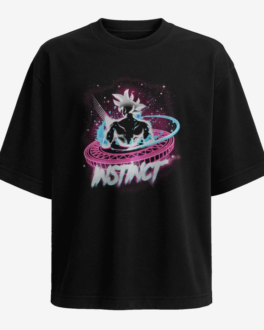 Polera Oversize Negro de instinct