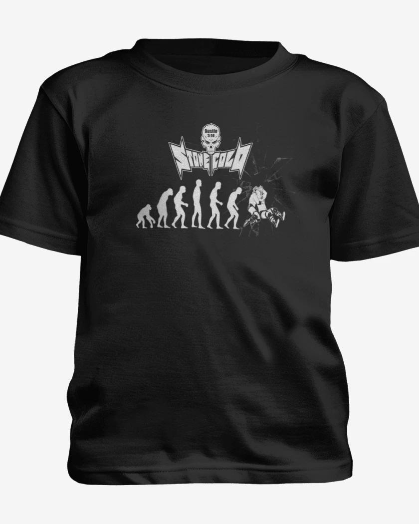 Polera de niño Negro de stonecold