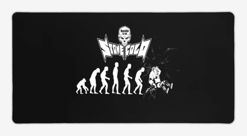 Mouse pad Gamer Negro de stonecold