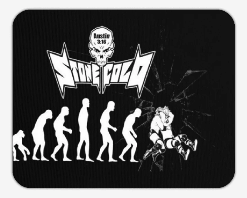 Mousepad Negro de stonecold