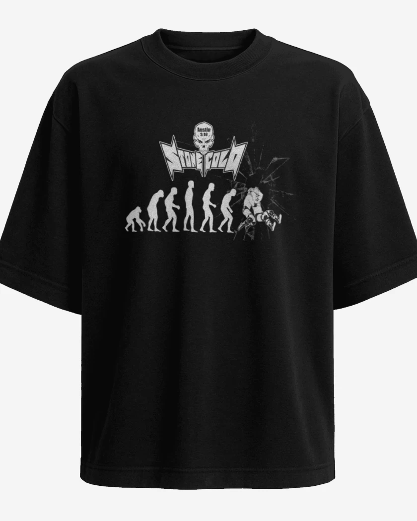 Polera Oversize Negro de stonecold