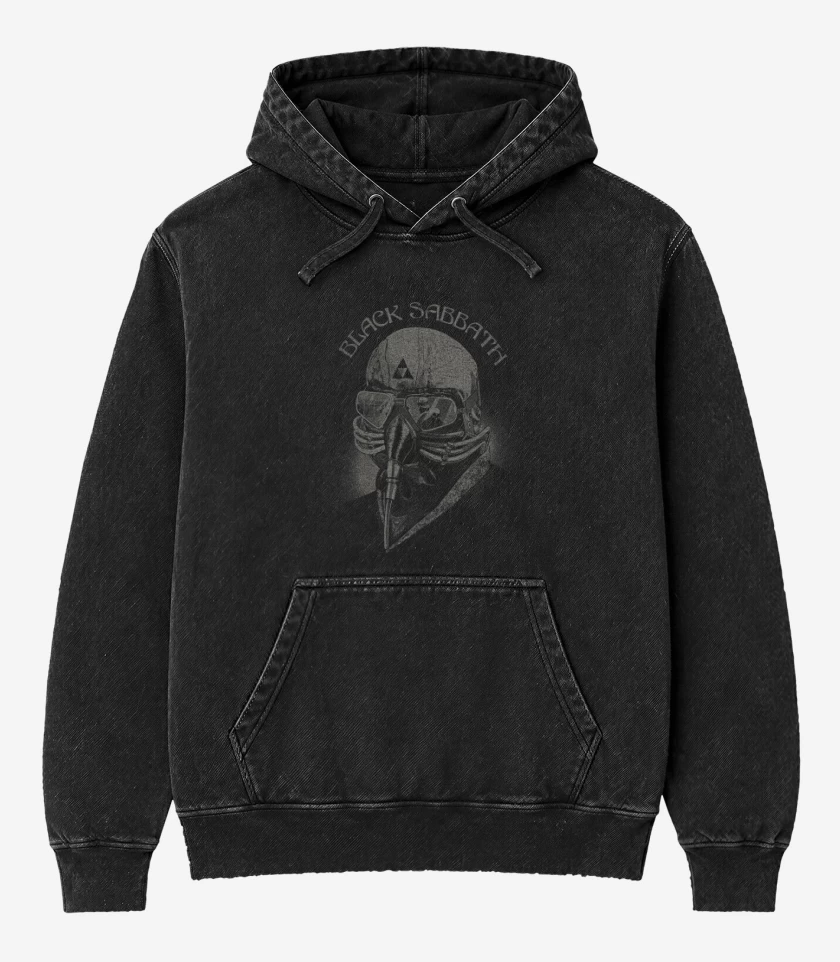 Poleron Canguro Acid Wash Negro de blacksabbath78