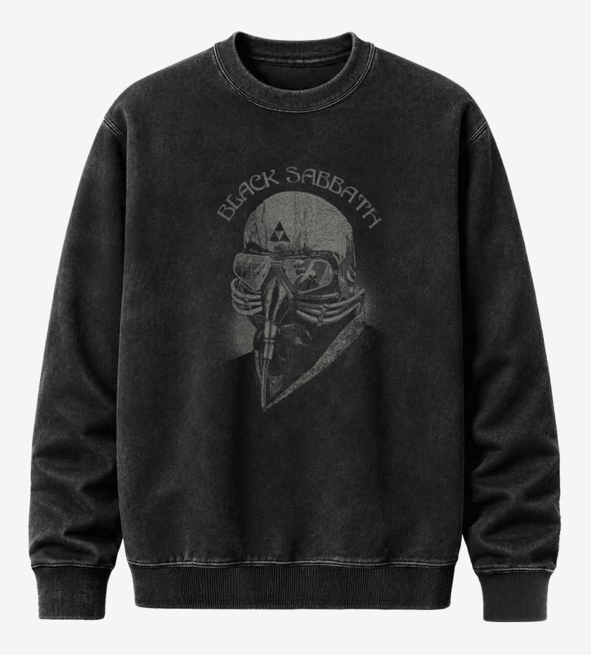 Poleron Polo Acid Wash Negro de blacksabbath78