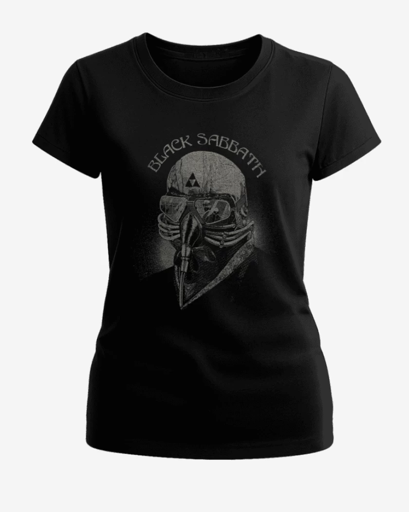 Polera de Mujer Negro de blacksabbath78
