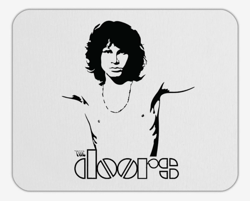Mousepad Blanco de The Doors