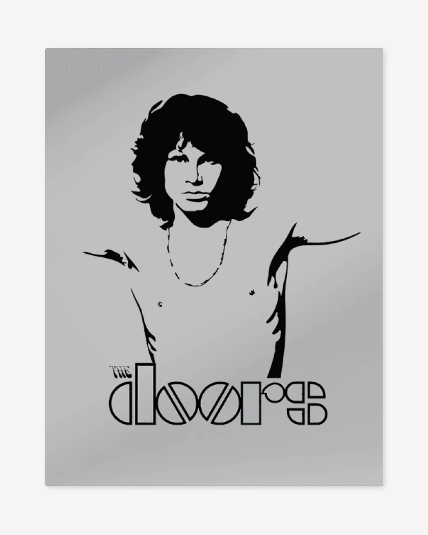 Print metalico Gris Melange de The Doors