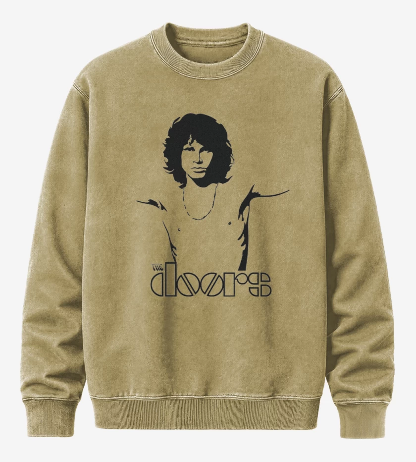 Poleron Polo Acid Wash Beige de The Doors