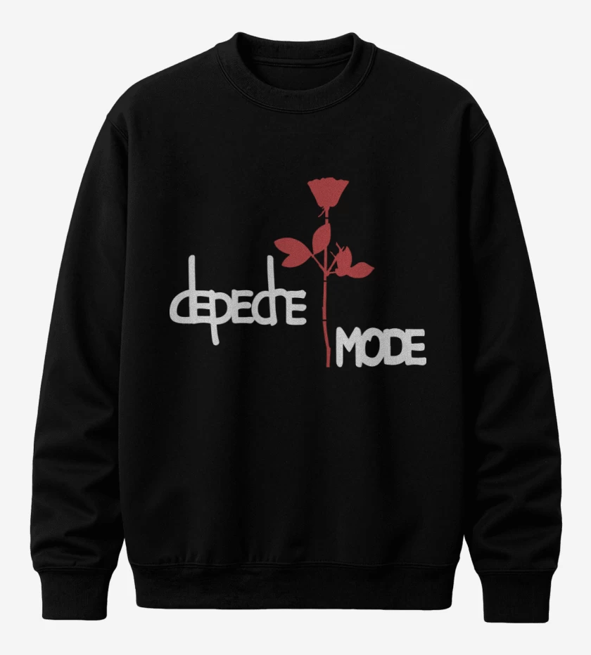 Poleron polo Negro de Depeche Mode