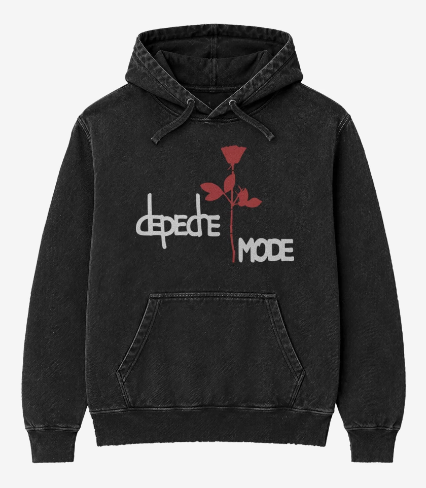 Poleron Canguro Acid Wash Depeche Mode