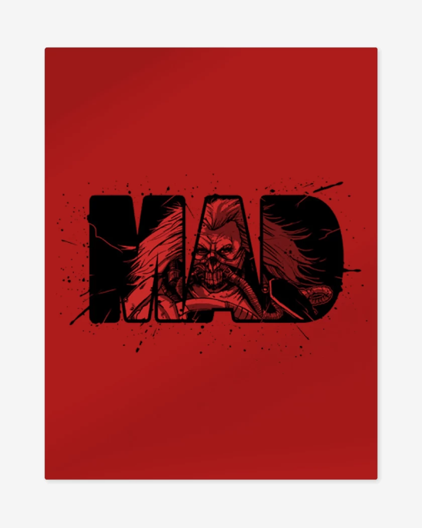 Print metalico Rojo de Immortan Joe
