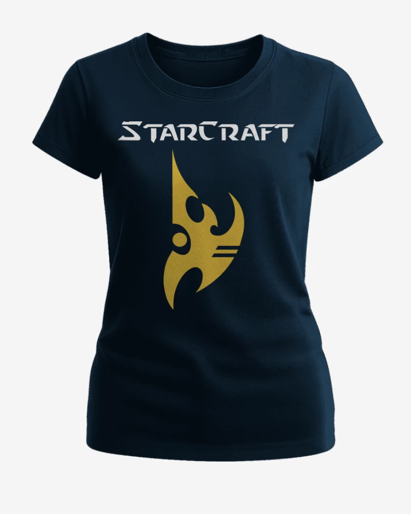 Polera de Mujer Azul Marino de StarCraft - Protoss