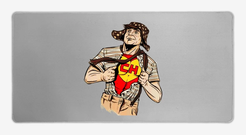 Mouse pad Gamer Gris Melange de Super Chavo