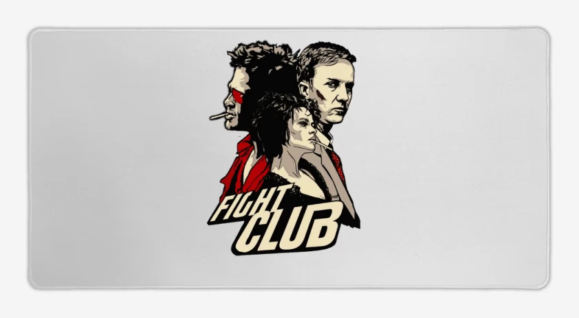 Mouse pad Gamer Blanco de Fight Club